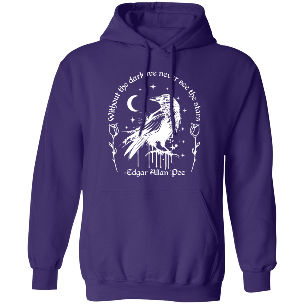 Without The Dark We Never See The Stars Teacher Vintage G185 Gildan Pullover Hoodie - letter