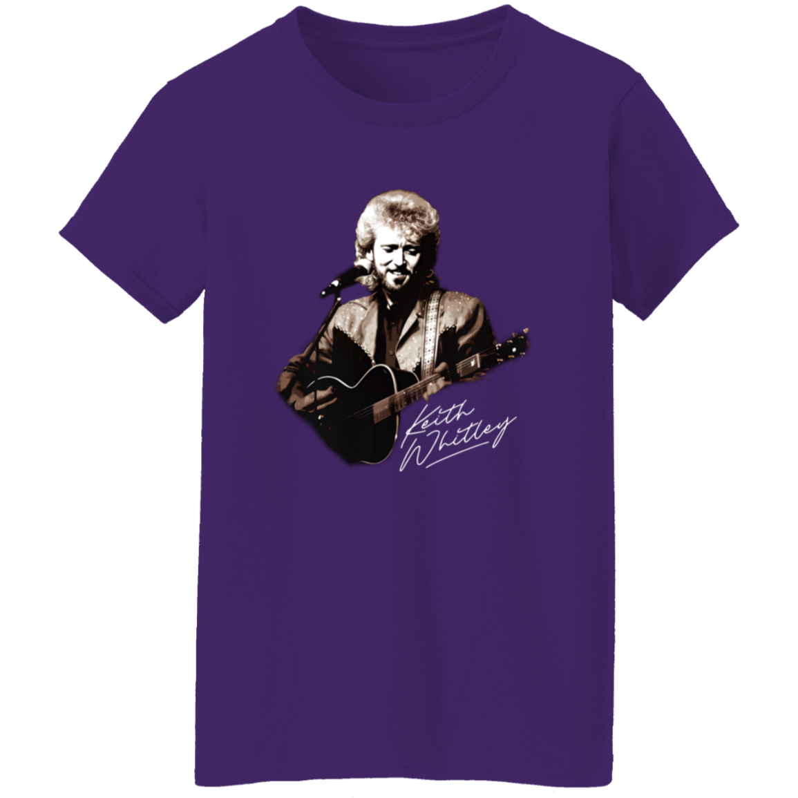 Country Music Keith Whitley Sandy Vintage T-Shirt - WOMEN