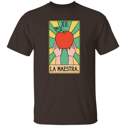 Spanish Teacher La Maestra Tarot Card Teacher T-Shirt