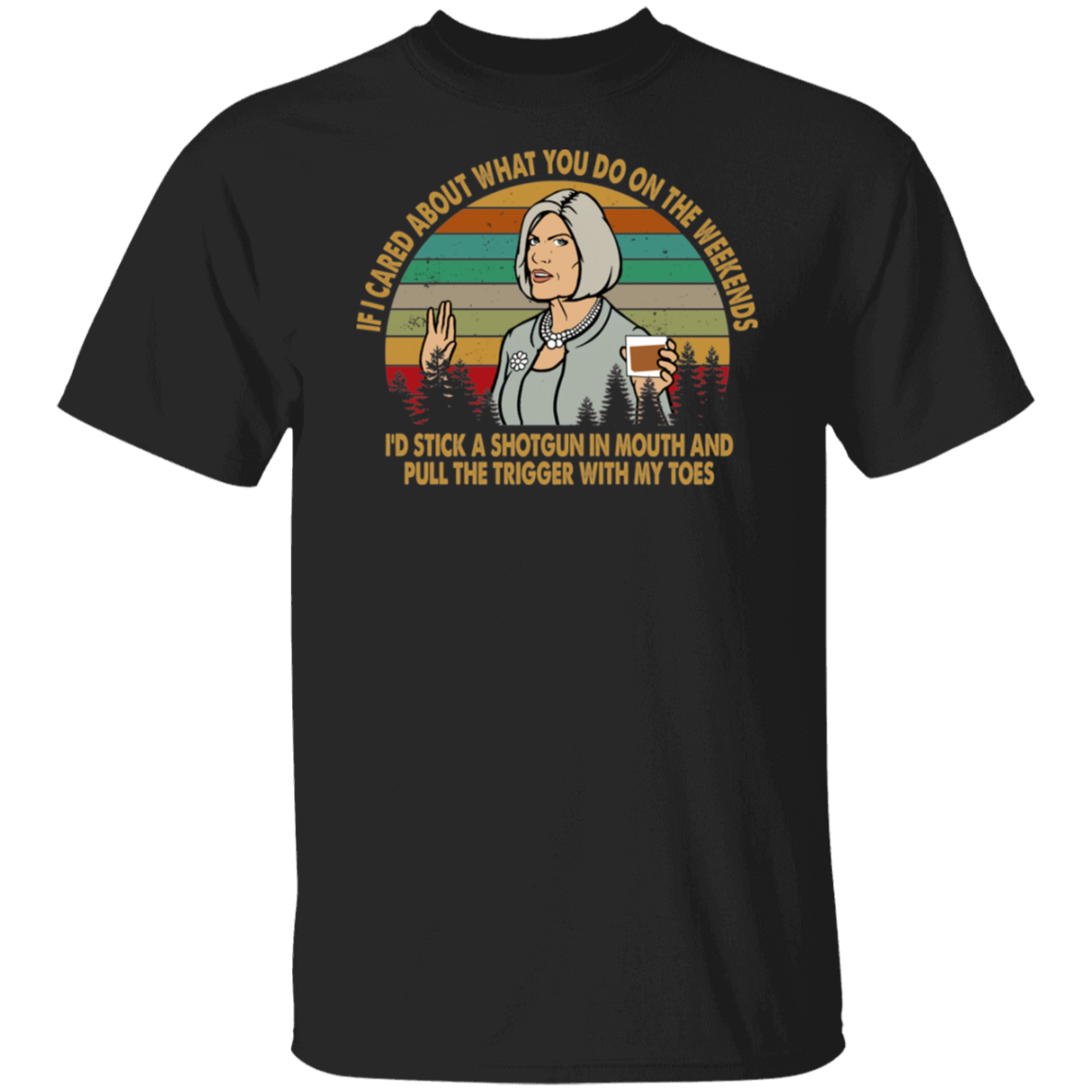 Malory Archer Vintage Retro T-Shirt - ID27082415