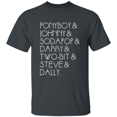 The Outsiders Shirt Characters Funny Literature Teacher Vintage T-Shirt - YOUTH