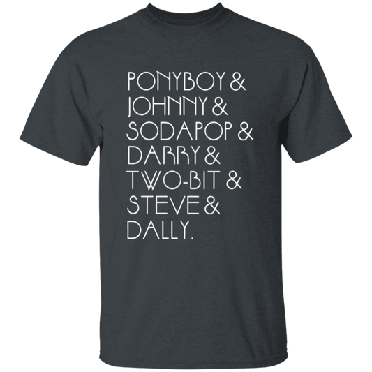 The Outsiders Shirt Characters Funny Literature Teacher Vintage T-Shirt - YOUTH