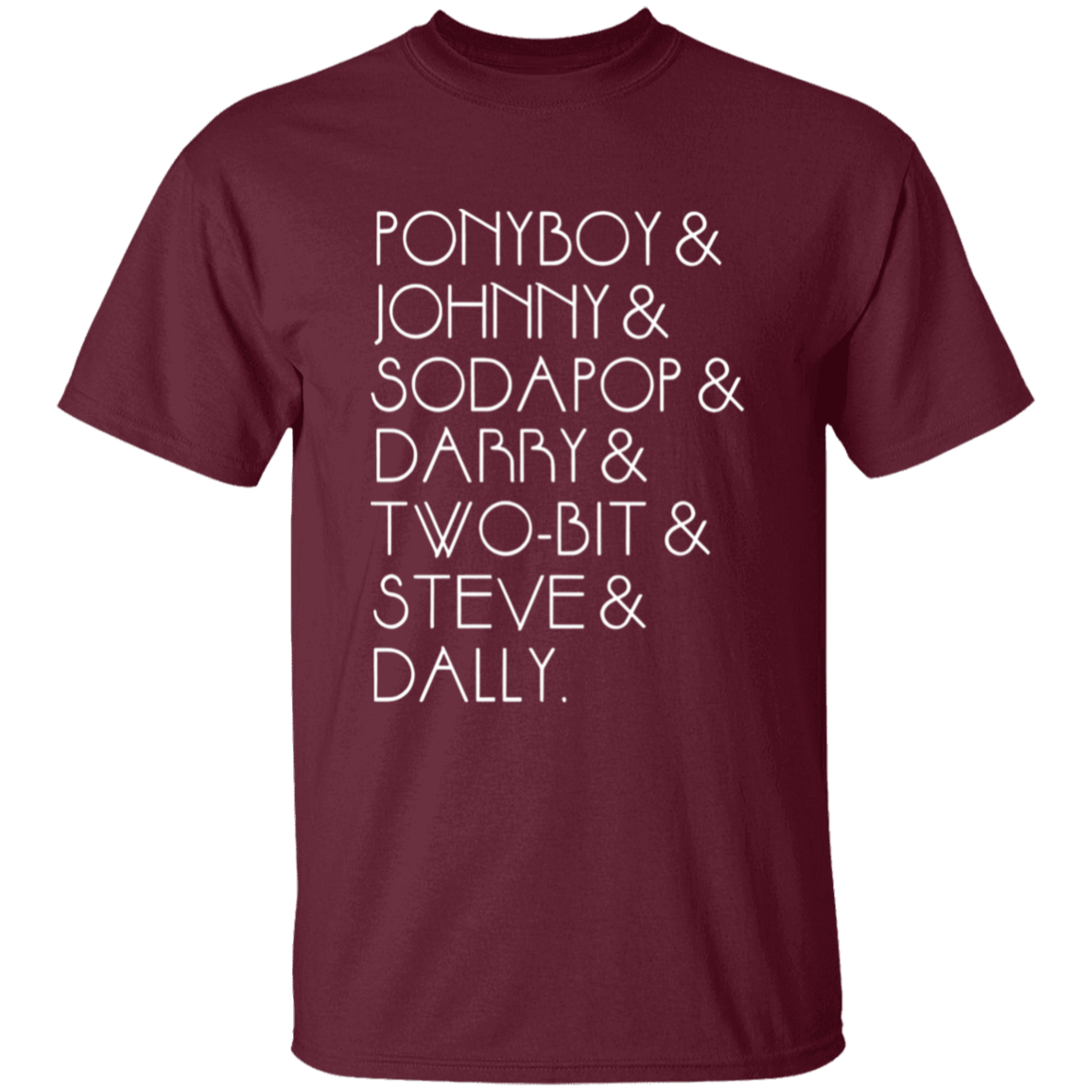 The Outsiders Shirt Characters Funny Literature Teacher Vintage T-Shirt - YOUTH