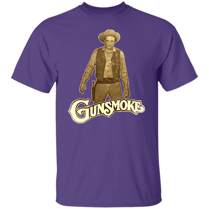 Gunsmoke James Arnes Anime Cowboy T-Shirt - CDCraft