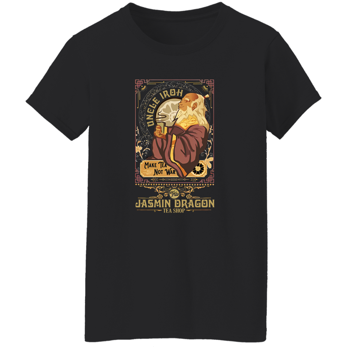 Vintage Retro Uncle Iroh Make Tea Not War Vintage T-Shirt - WOMEN