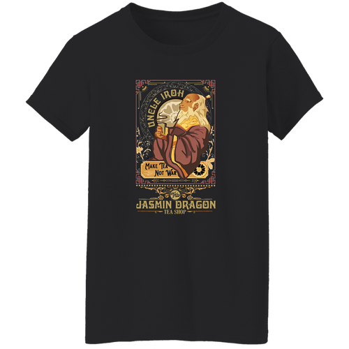 Vintage Retro Uncle Iroh Make Tea Not War Vintage T-Shirt - WOMEN