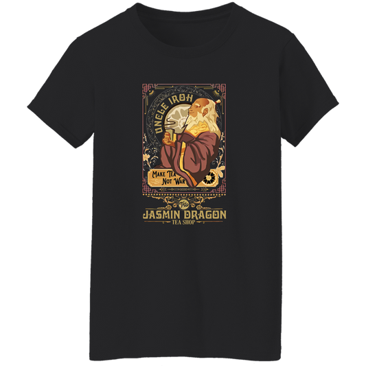 Vintage Retro Uncle Iroh Make Tea Not War Vintage T-Shirt - WOMEN