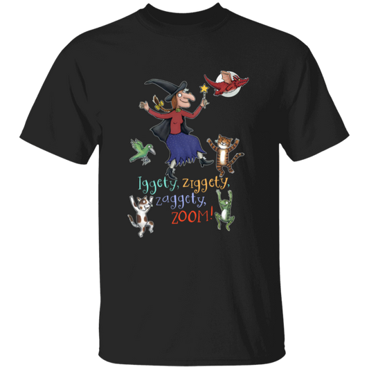 Iggety Ziggety Zaggety Zoom Teacher Vintage G500B Youth 5.3 oz 100% Cotton T-Shirt - letter