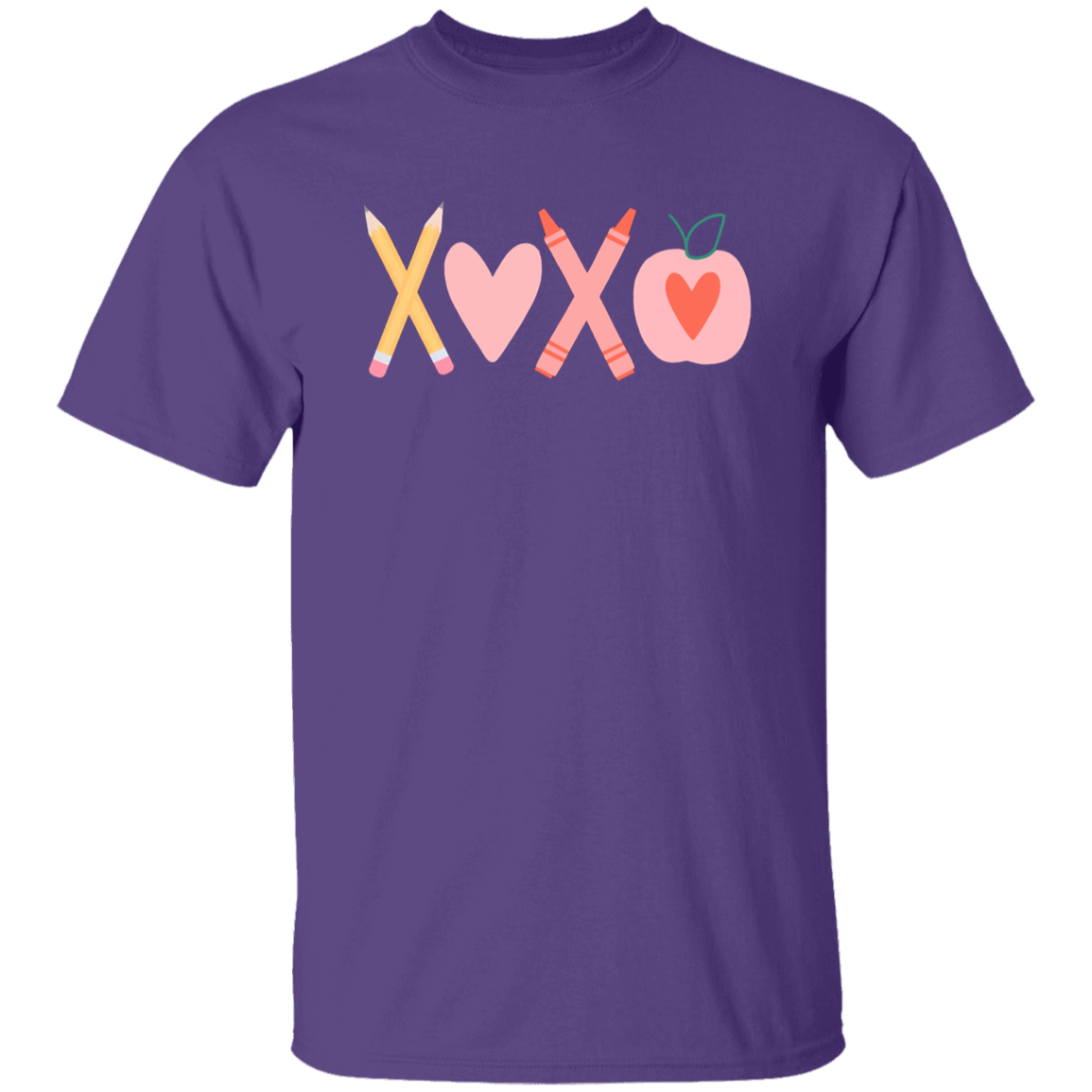 Pencil Crayon Apple Teacher  T-Shirt - lapicta