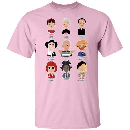 The Greatest Painters Of All Time Teacher Vintage Unisex  T-Shirt - letter