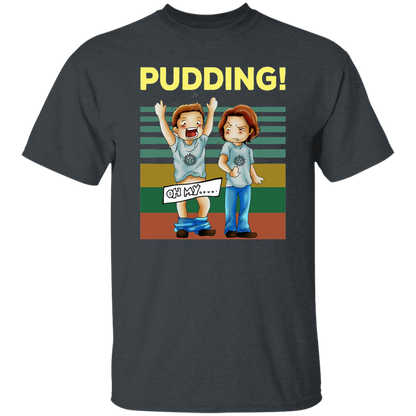 Pudding Dean & Sam Winchester Oh My Funny TV Series Vintage T-Shirt
