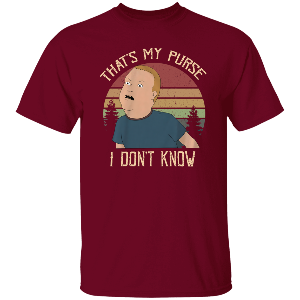 King of The Hill Bobby Hill That’s My Purse I Don’t Know You Circle Vintage T-Shirt