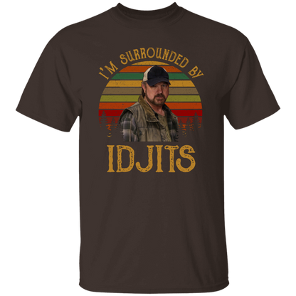 I’m Surrounded by Idjits Vintage T-Shirt - leleart
