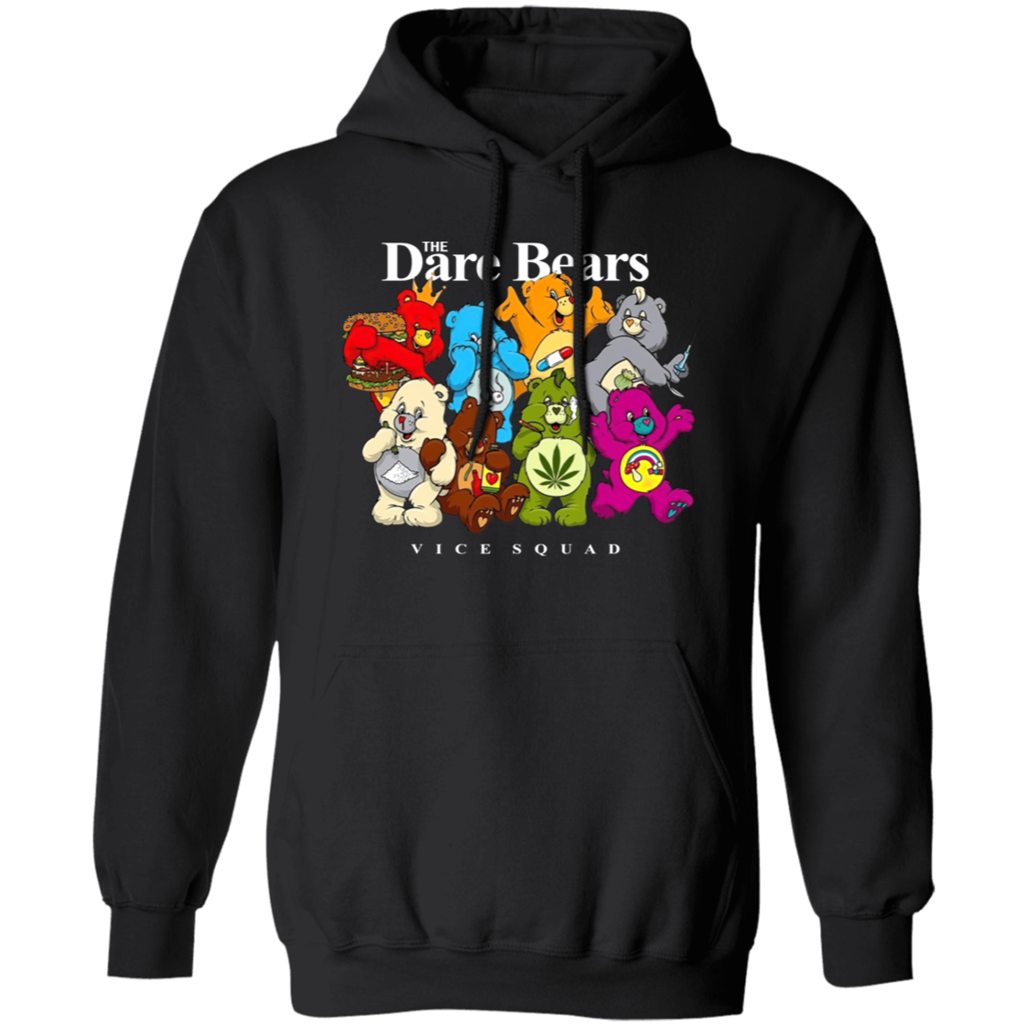 The Dare Bears Vice Squad Vintage  Gildan Pullover Hoodie