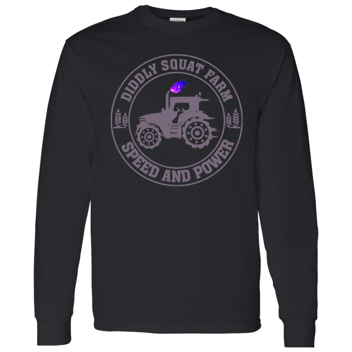 Diddly Squad Farm G540 LS T-Shirt 5.3 oz. - pelyn - ID08082407