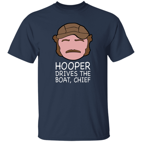 Hooper Drives The Boat Chief Unisex T-Shirt - jasmine