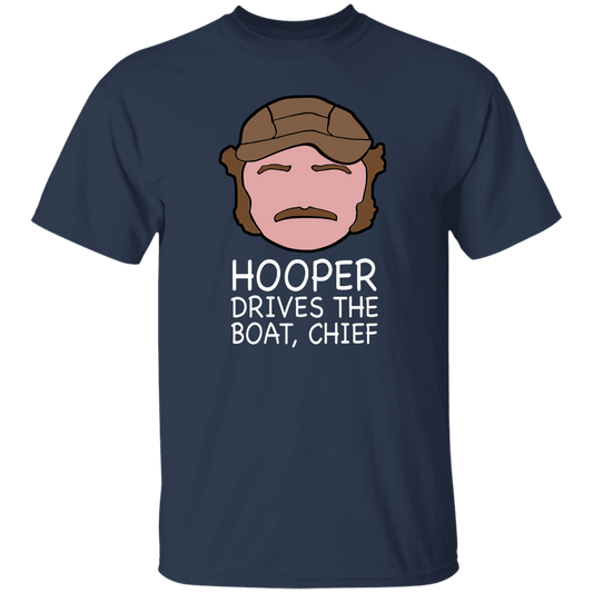 Hooper Drives The Boat Chief Unisex T-Shirt - jasmine