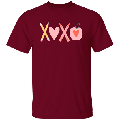 Pencil Crayon Apple Teacher  T-Shirt - lapicta