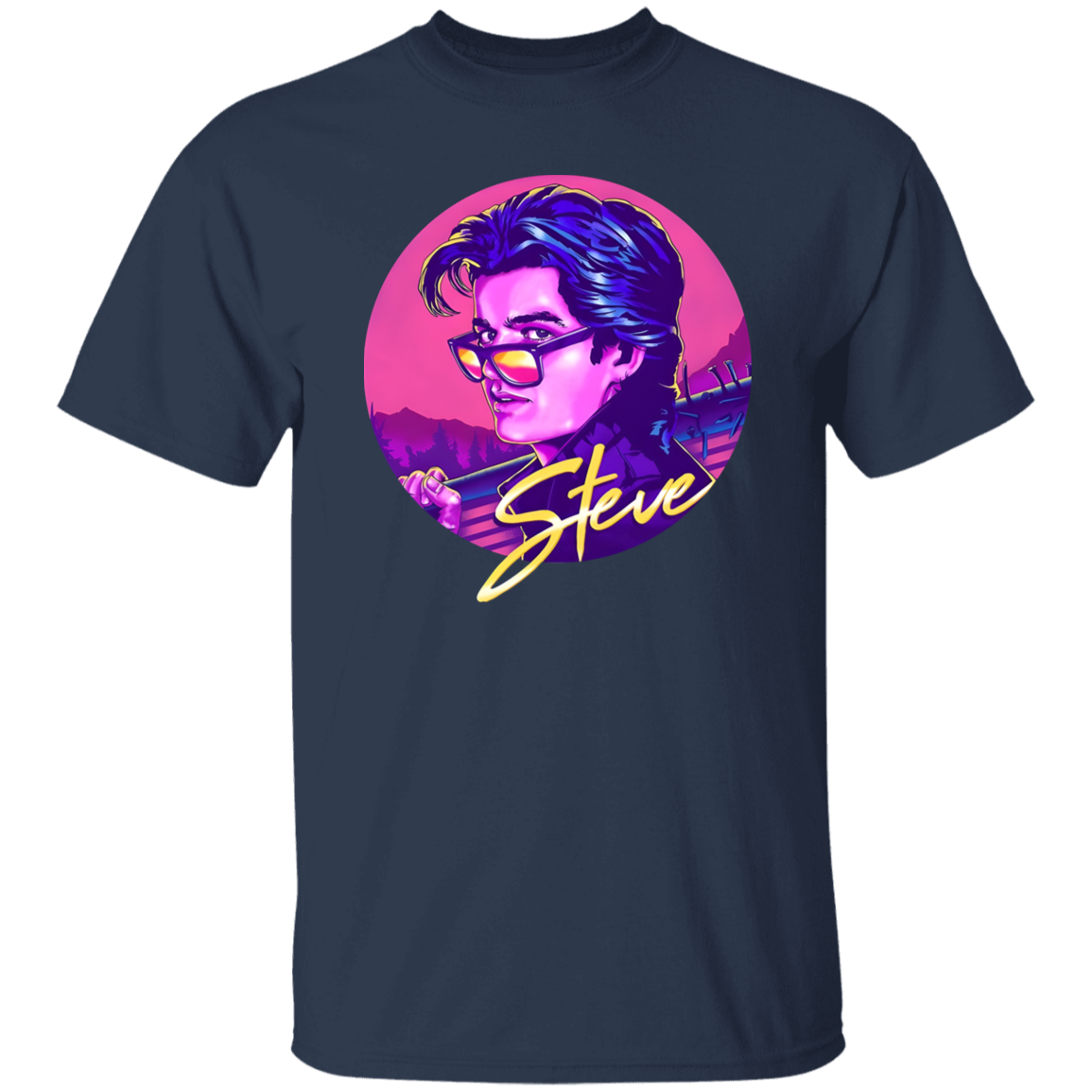 Steve Harrington Joe Keery St4 Retro Art Vintage T-Shirt