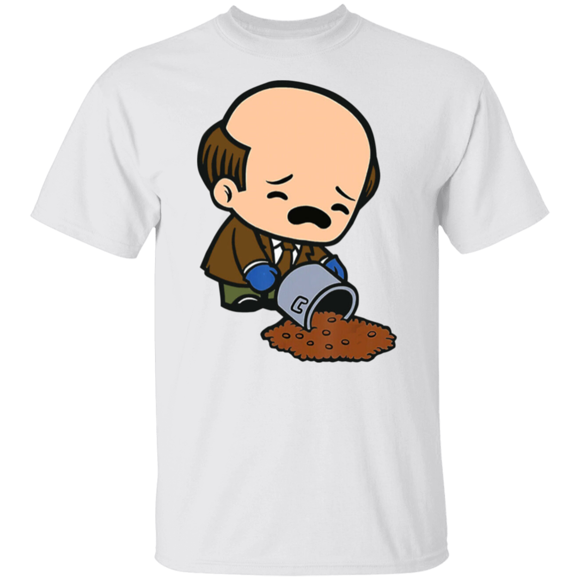 Kevin Spilling Chili Shirt Kevin Malone Chili Office Funny TV Series  T-Shirt - leleart