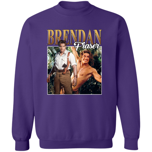 Brendan Fraser Vintage Gildan Crewneck Pullover Sweatshirt
