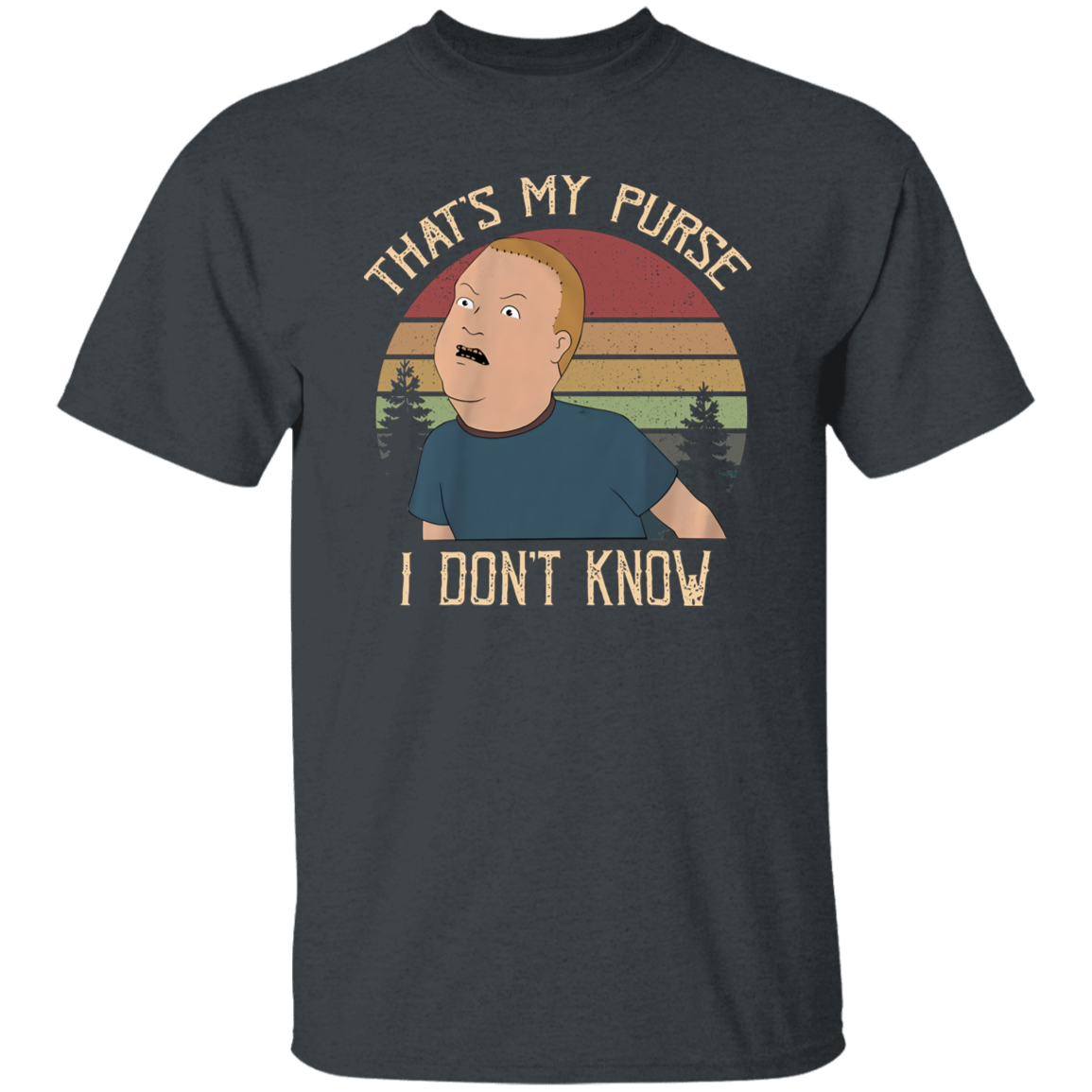 King of The Hill Bobby Hill That’s My Purse I Don’t Know You Circle Vintage T-Shirt
