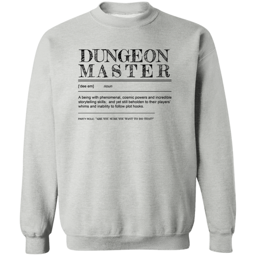 Dungeon Master G180 Gildan Crewneck Pullover Sweatshirt - pelyn