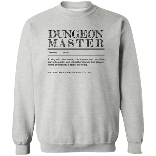 Dungeon Master G180 Gildan Crewneck Pullover Sweatshirt - pelyn
