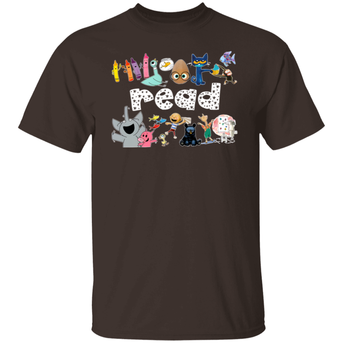 Read Children's Books Teacher T-Shirt - lapicta