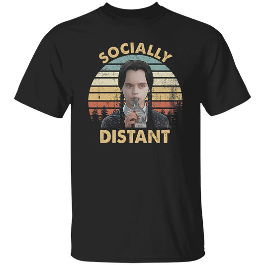 Socially Distant Funny Vintage T-Shirt
