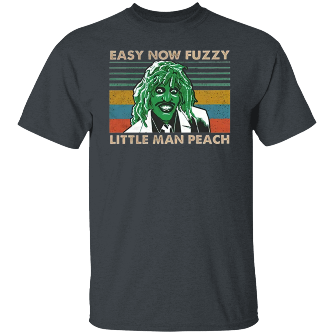 Old Gregg Easy Now Fuzzy Little Man Peach The Mighty Boosh Retro T-Shirt - leleart