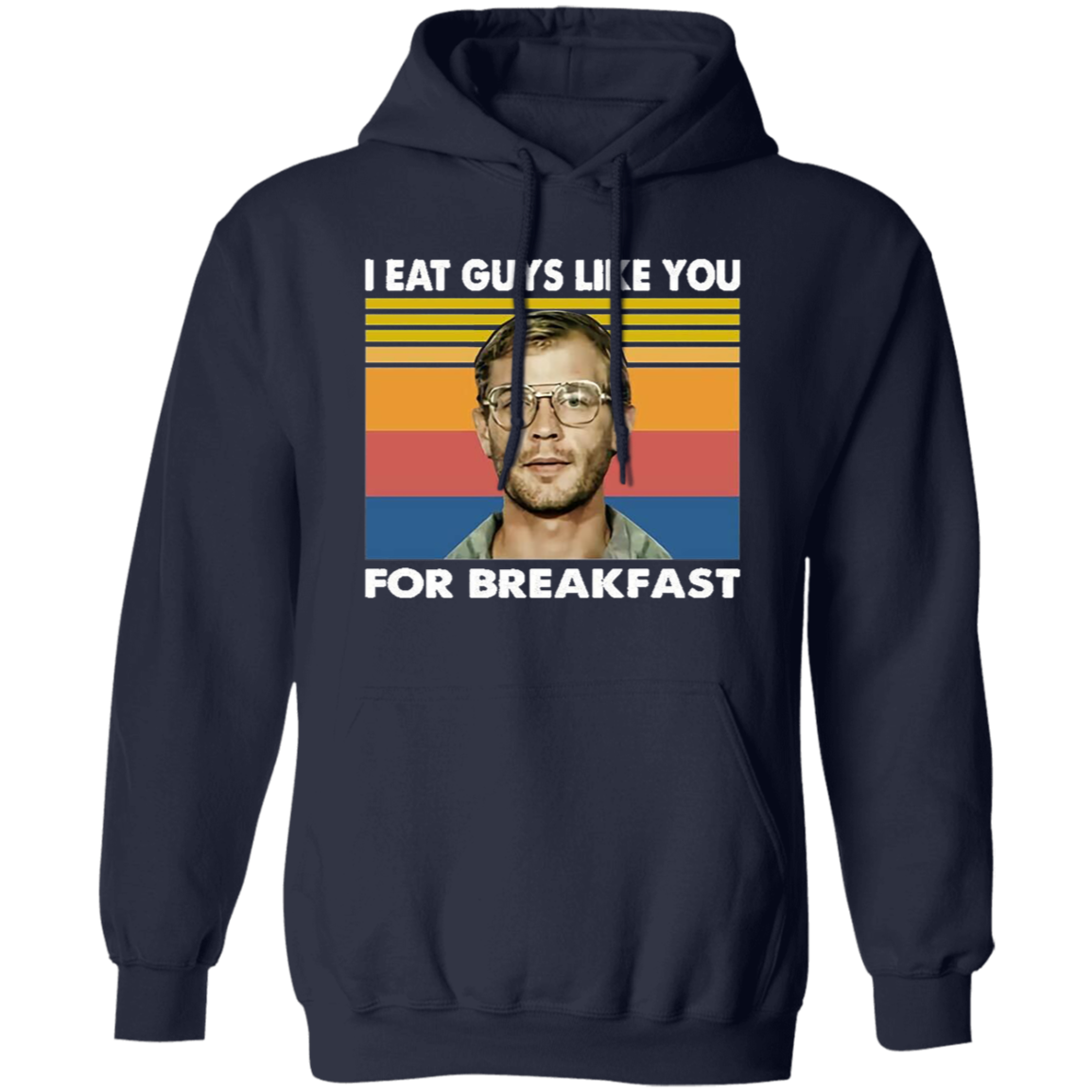 I Eat Guys Like You for Breakfast Halloween Gift Vintage Pullover Hoodie