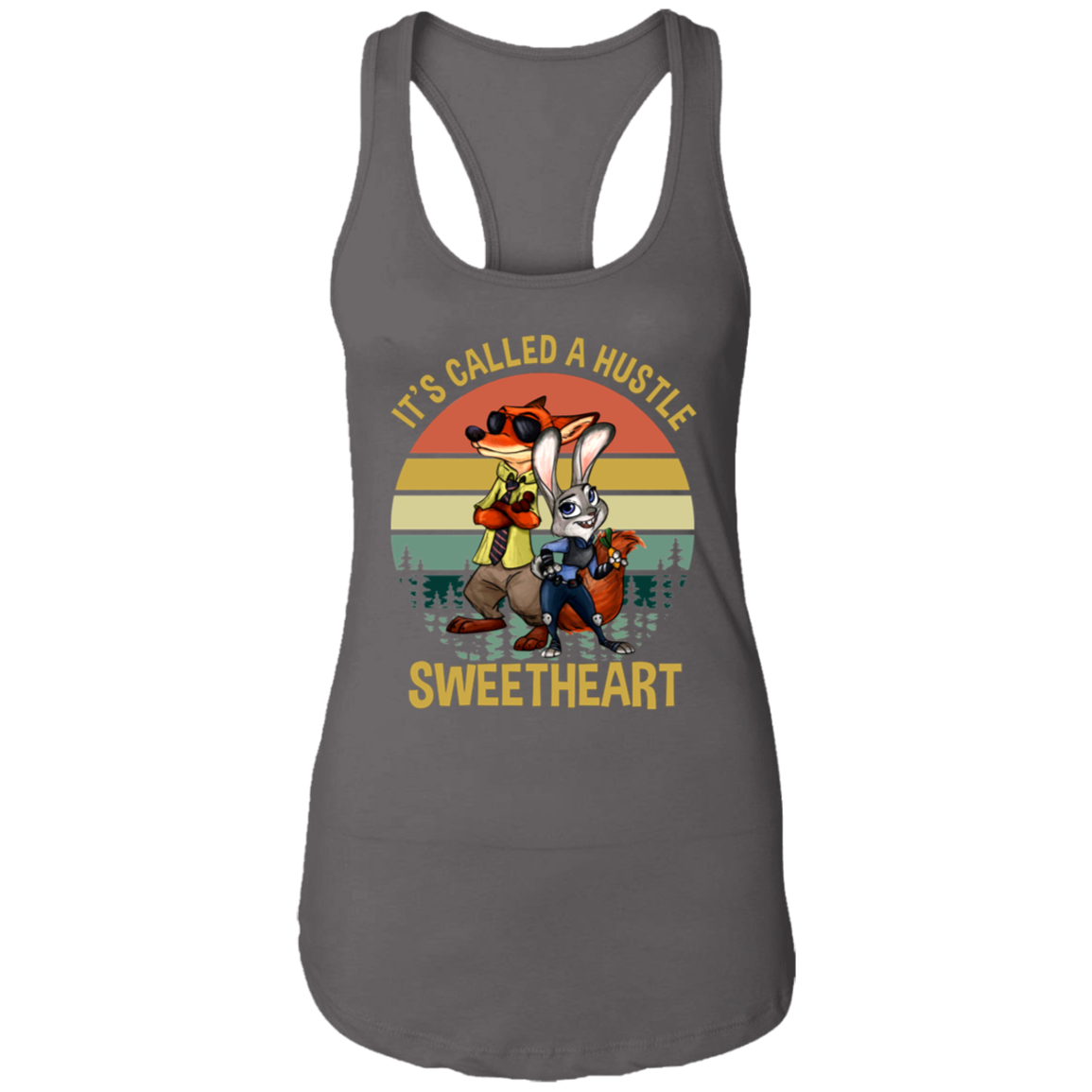 It's Called A Hustle Sweetheart Vintage T-Shirt - NL1533 Ladies Ideal Racerback Tank