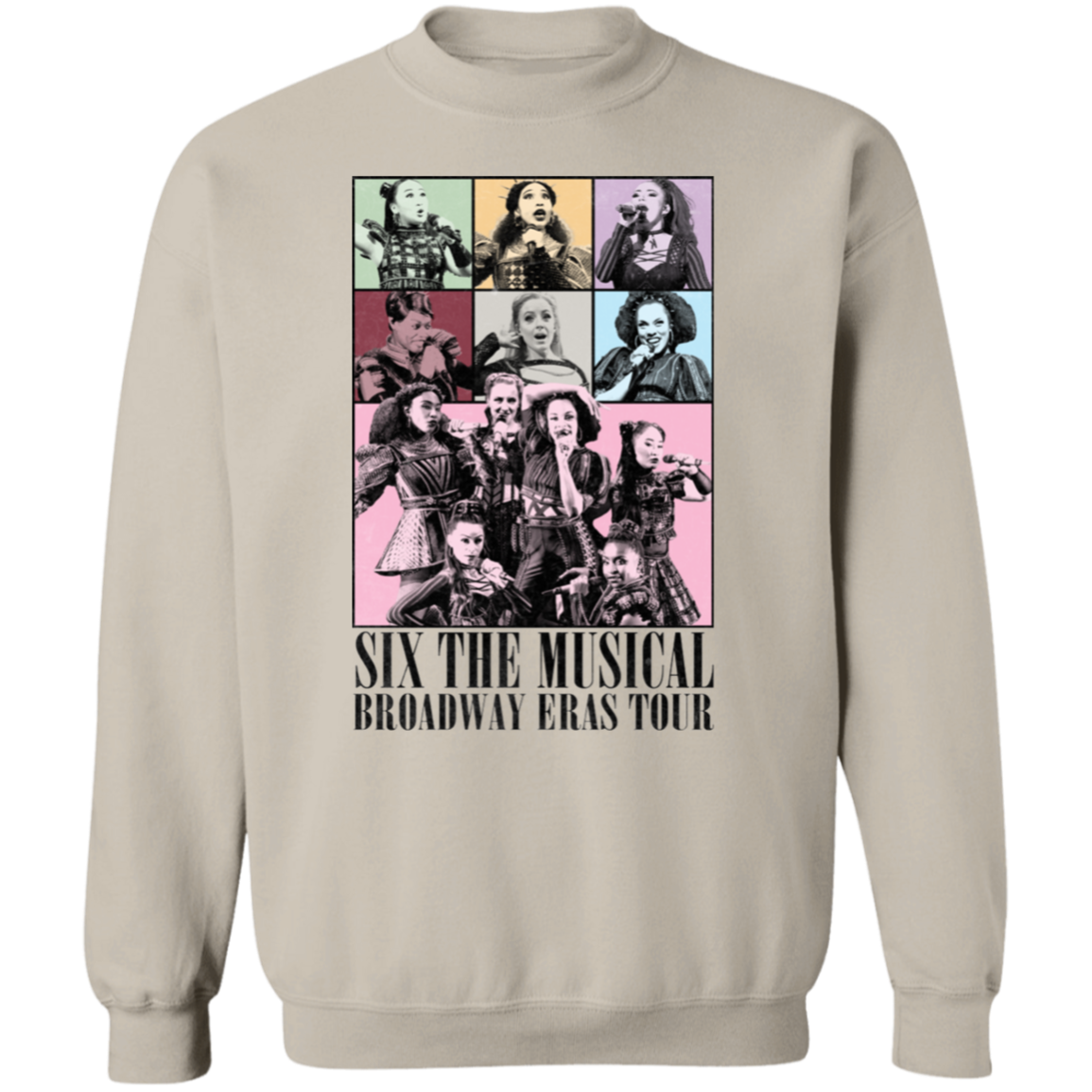 Six The Musical Eras Tour Sweatshirt - ID23122402