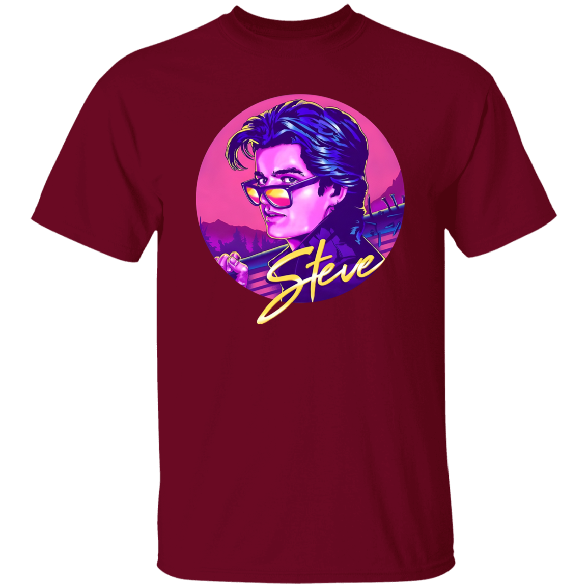 Steve Harrington Joe Keery St4 Retro Art Vintage T-Shirt