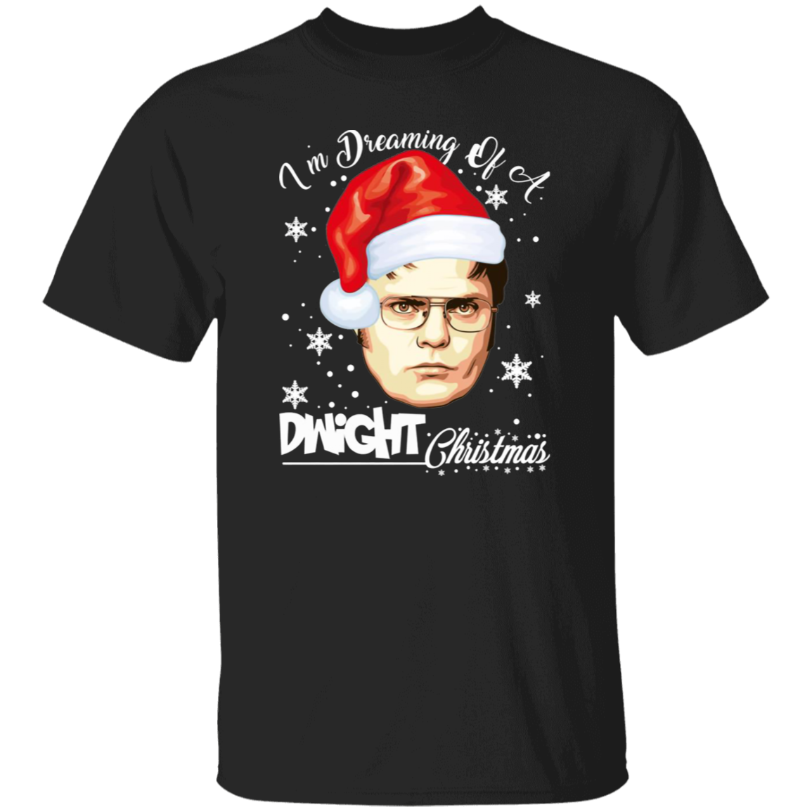 Dwight Schrute I’m Dreaming Of A Dwight Christmas Vintage T-Shirt, Christmas Shirt, The Office Shirt, Gift Tee For You And Your Family	G500 5.3 oz. T-Shirt