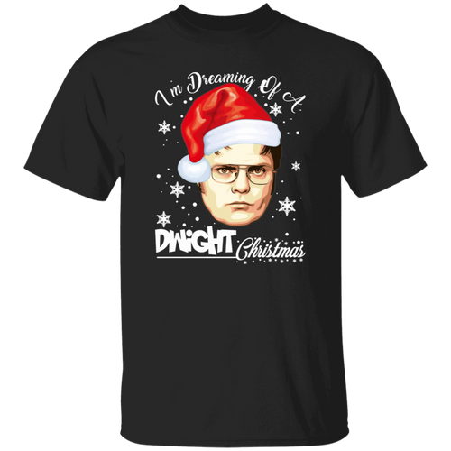 Dwight Schrute I’m Dreaming Of A Dwight Christmas Vintage T-Shirt, Christmas Shirt, The Office Shirt, Gift Tee For You And Your Family	G500 5.3 oz. T-Shirt