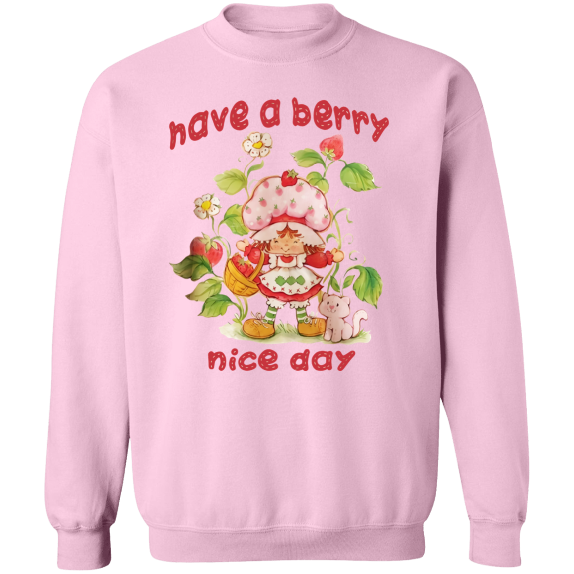 Have A Berry Nice Day Vintage Strawberry Sweatshirt