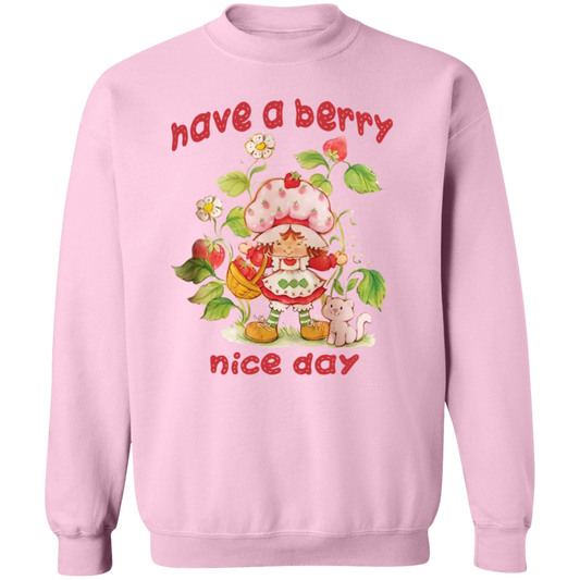 Have A Berry Nice Day Vintage Strawberry Sweatshirt