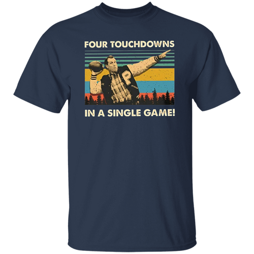 Four Touchdowns In A Single Game Vintage Unisex T-Shirt - print