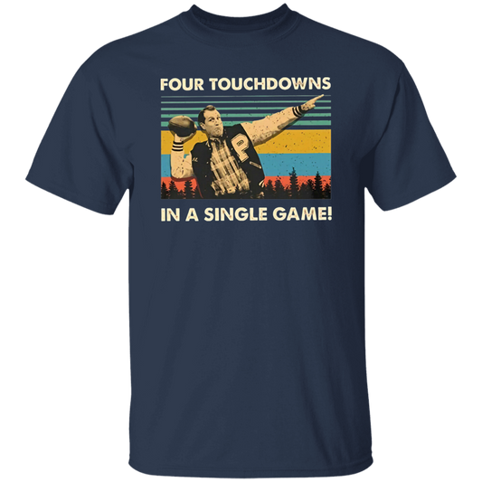 Four Touchdowns In A Single Game Vintage Unisex T-Shirt - print