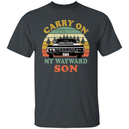 Supernatural Carry On My Wayward Son T-Shirt - leleart