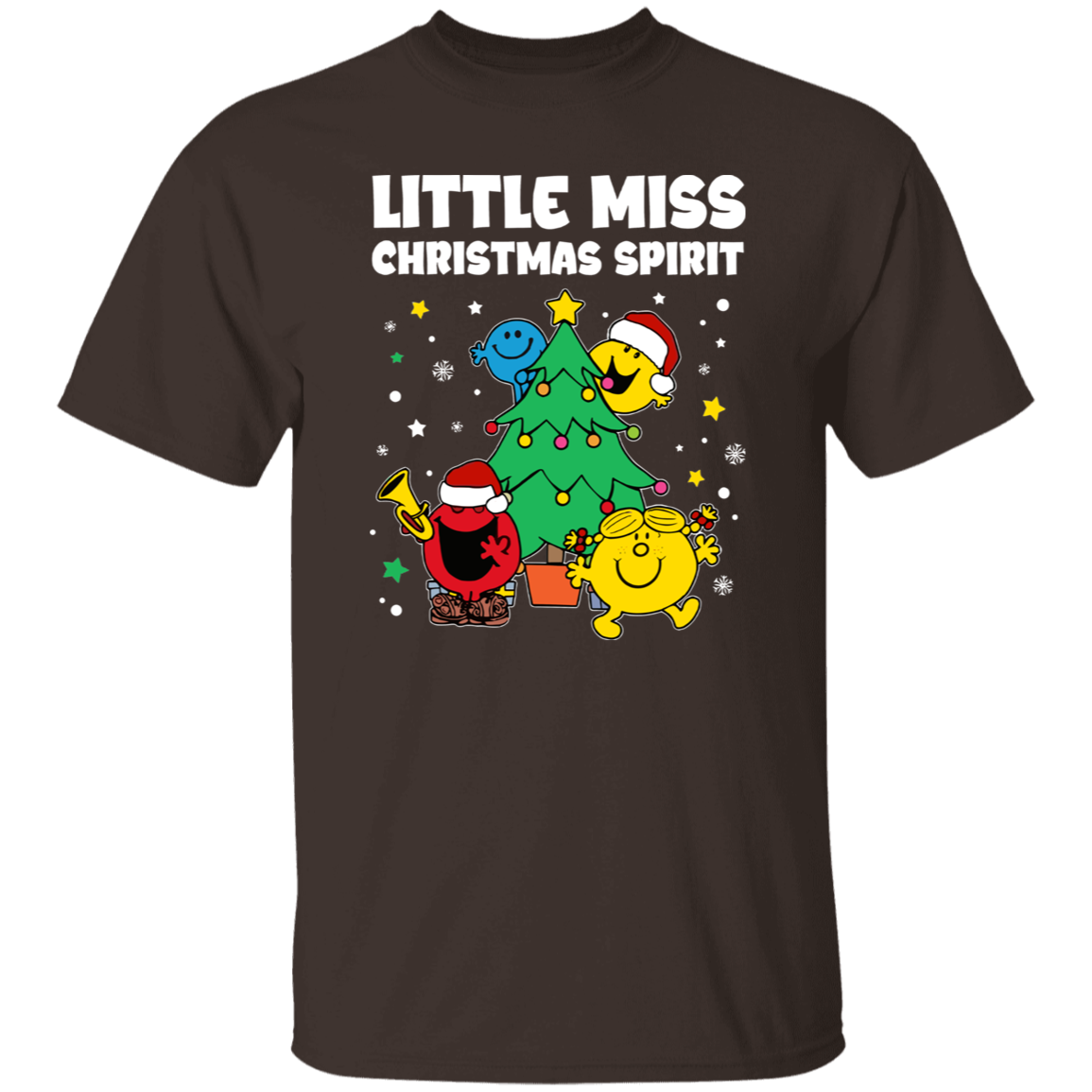 Little Miss Christmas Spirit Teacher  T-Shirt - lapicta