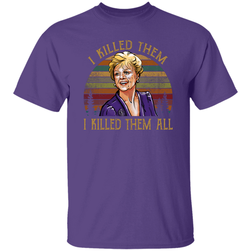Jessica Fletcher I Killed Them I Killed Them All Sunset Vintage T-Shirt