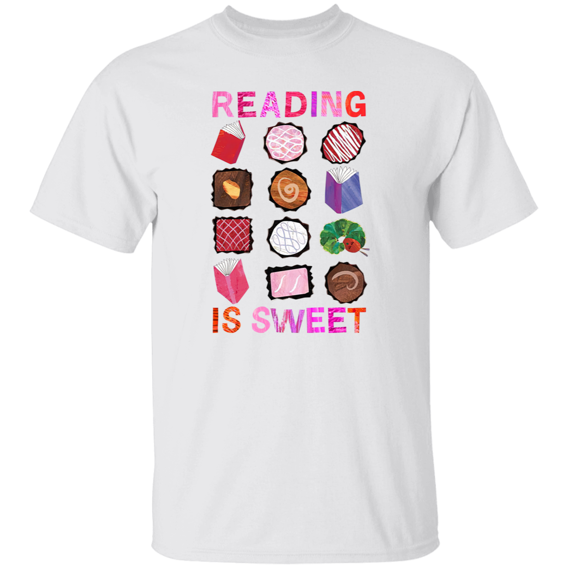 Reading Is Sweet T-Shirt, Candy Book Tee, Cute Teacher Shirt, School Librarians Shirt, Classroom Gift