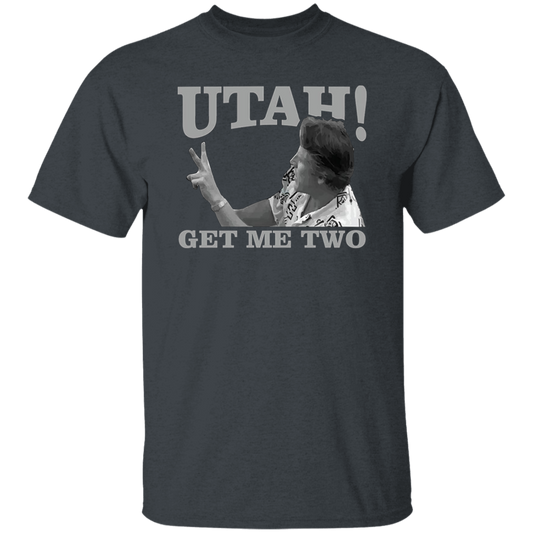 Utah Get Me Two Vintage T-Shirt, Point Break Shirt, Angelo Pappas Shirt, 90s Movie Shirt, FBI Agent Shirt, Gift Tee For You And Your FamilyG500 5.3 oz. T-Shirt