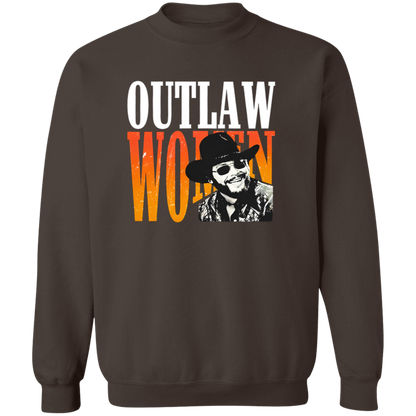 G180 Gildan Crewneck Pullover Sweatshirt Hank Williams Jr Outlaw Unisex Vintage T-Shirt