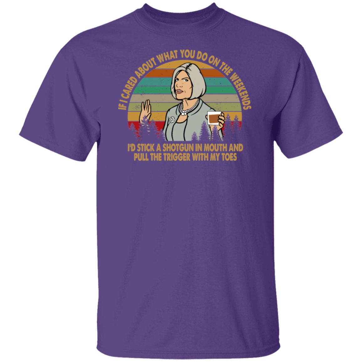 Malory Archer Vintage Retro T-Shirt - ID27082415