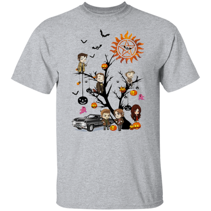 Supernatural Tree Halloween  T-Shirt - leleart