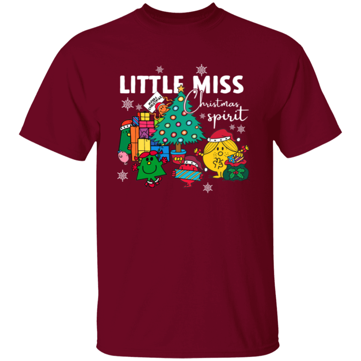 Little Miss Christmas Teacher Vintage Unisex T-Shirt - letter